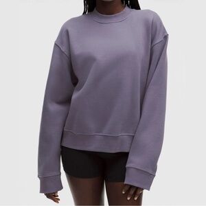NWT Lululemon Steady State Oversized Crew – Grape Mist – Medium